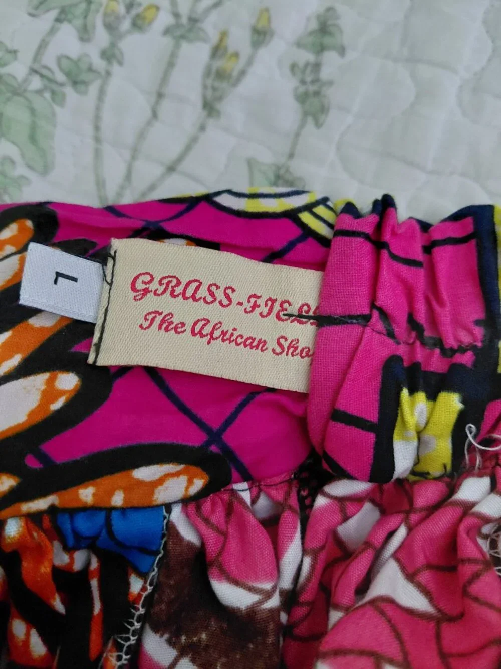 Bright Multicolor Patchwork A-Line Skirt